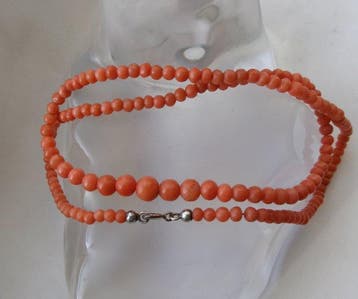 Coral - Halsketting - Art Deco