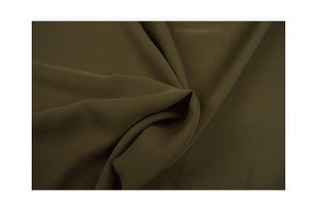 15 meter chiffon stof - Taupe - 100% polyester, Overige kleuren, Verzenden, 120 cm of meer, Polyester
