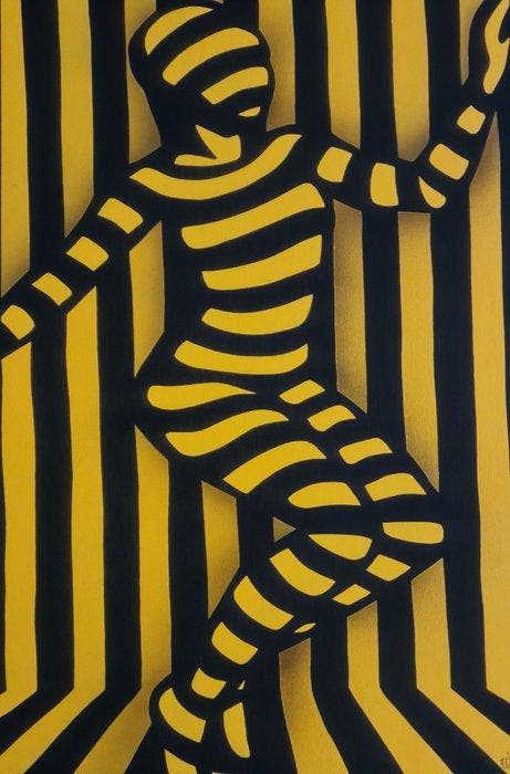 FÜR (1978) - Rise Again - XL Size - (We Spray) NOT a PRINT, Antiquités & Art, Art | Peinture | Moderne