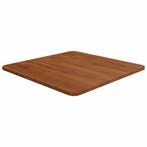 vidaXL Tafelblad vierkant 50x50x1,5cm behandeld eiken, Verzenden