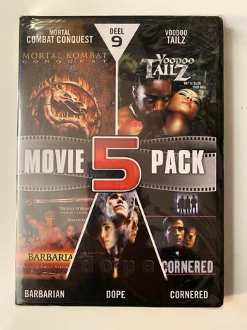 FILMBOX / MORTAL KOMBAT CONQUEST / VOODOO TAILZ / BARBARIAN, Gebruikt