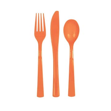 Oranje Bestek 18 delig, Verzenden