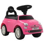 vidaXL Loopauto Fiat 500 roze, Verzenden, Nieuw