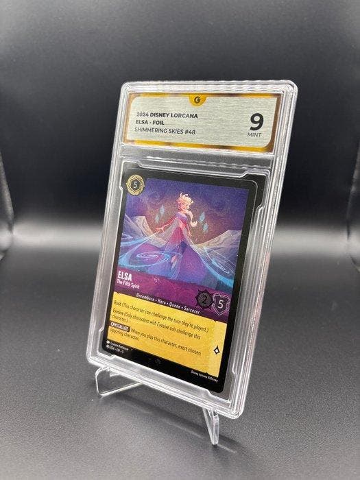 Disney - 1 Graded card - Disney Lorcana - Elsa 48 Shimmering, Collections, Collections Autre