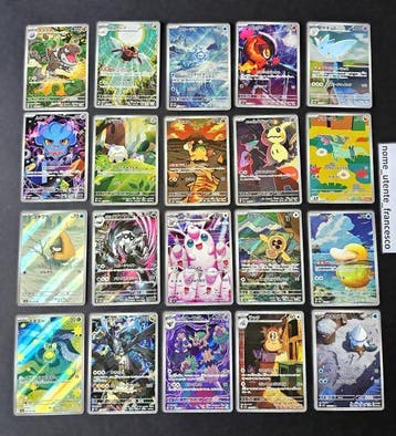Pokémon Card Lotto 20 Carte Art Rare (AR) Full Art Set, Hobby & Loisirs créatifs