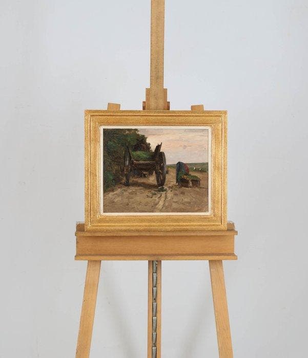 Willem Hendrik van der Nat (1864–1929) - Kar, Antiek en Kunst, Kunst | Schilderijen | Klassiek