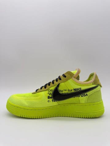 Nike - Nike Air Force 1 Off-White Volt - Sneakers - Taille :, Nieuw