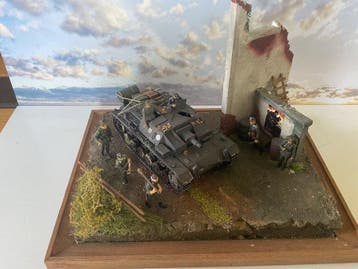 Tamiya - Speelgoed Duitse leger trekt zich terug stug met