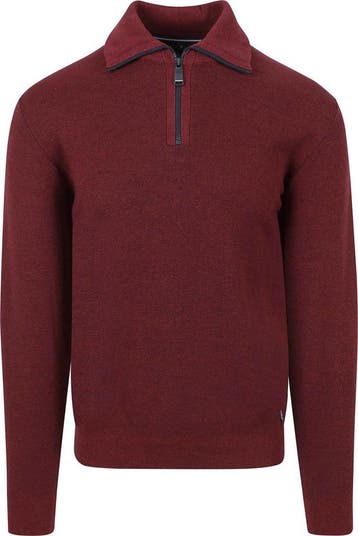 CASAMODA Halfzip Trui Bordeaux maat Maat 52/54 (L) Heren, Maat 52/54 (L), CASAMODA, Verzenden, Nieuw