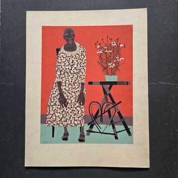 Robert Gwathmey (1903-1988) - Farmers Wife.