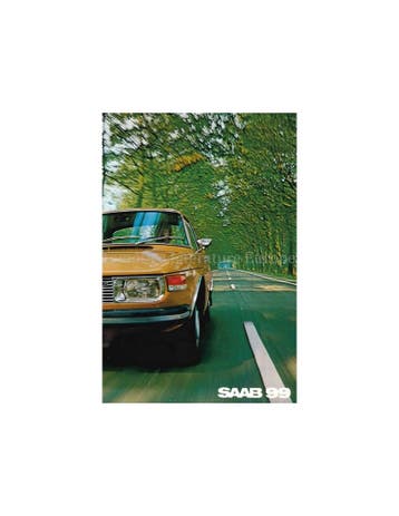 1975 SAAB PROGRAMMA BROCHURE NEDERLANDS, Nieuw