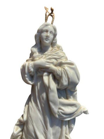 Antique Bénitier - Dressel & Kister - 1850-1900 - Maria avec