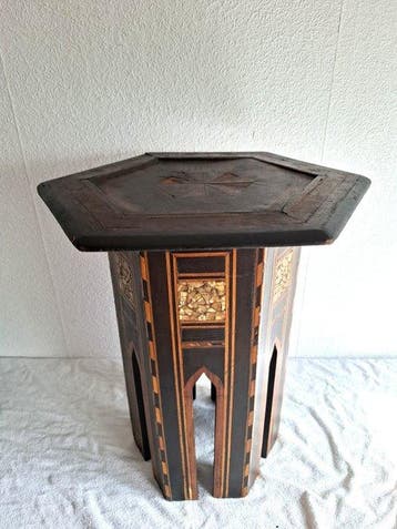 Moorse - Bijzettafel - Hout (verschillende
