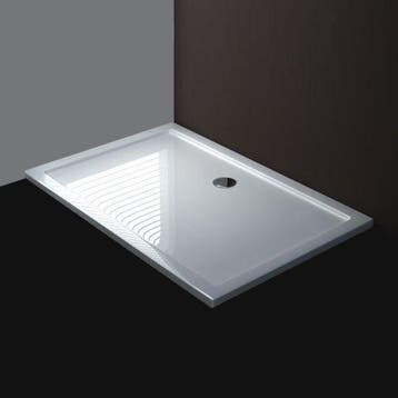 Luxe douchebak SMC rechthoek 120 x 80 x 4 cm wit, Ophalen of Verzenden, Douche