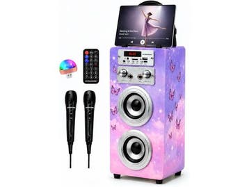 Veiling - DYNASONIC Karaoke toren - Speaker - Bluetooth - US, Nieuw