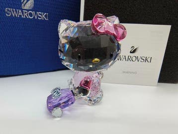 Figuur - Swarovski - Sanrio - Hello Kitty - Traveller -