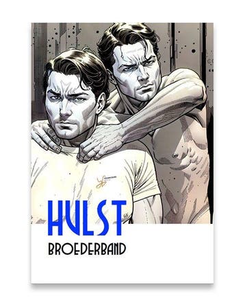 Hulst - Broederband - boek+ cd album 8720844040315, Boeken, Verzenden, Zo goed als nieuw, Auke Hulst en Hans Hulst