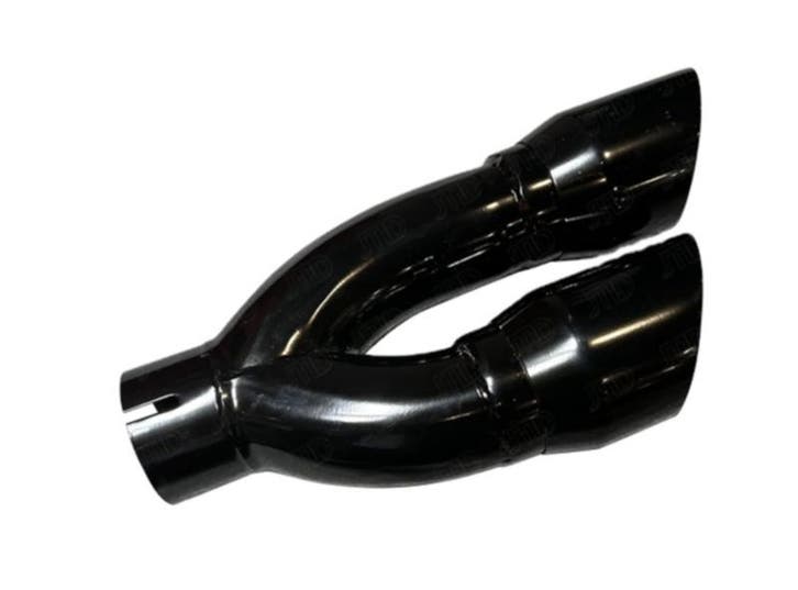2X 4inch uitgang - 3 inch ingang uitlaat sierstuk Zwart, Auto-onderdelen, Uitlaatsystemen, Nieuw, Ophalen of Verzenden