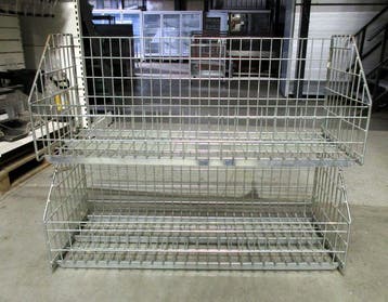 Stapelmand, Draadmanden, Rek, Display, Stelling, B130 x D50