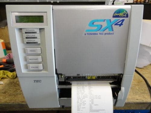 TOSHIBA TEC B-SX4T Thermal Barcode / Label Printer RJ45, Computers en Software, Printerbenodigdheden, Gebruikt, Ophalen of Verzenden