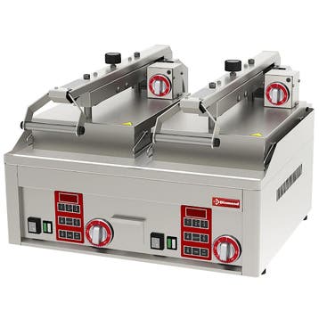 Mossel-Contactgrill | Dubbel | Glad Oppervlak 650x480, Articles professionnels, Verzenden