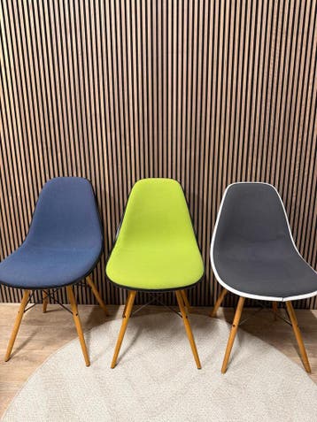 Vitra Eames DSW Kuipstoelen - Met Garantie - Als Nieuw, Verzenden, Zo goed als nieuw