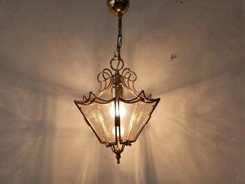 Lantaarn - Prachtige hanglamp in klassieke lantaarnstijl,