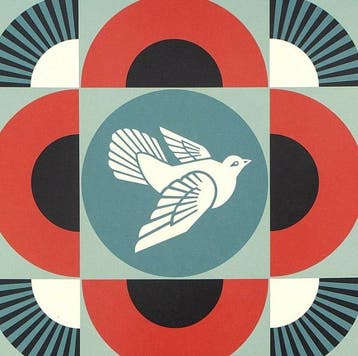 Shepard Fairey (OBEY) (1970) - Geometric Dove
