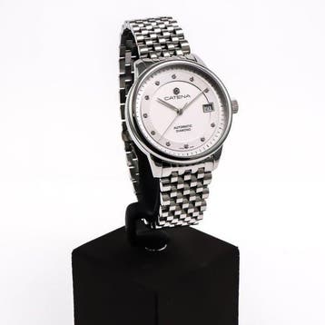 Catena - Diamond Swiss Automatic Watch - CAD028-BM - Zonder, Nieuw