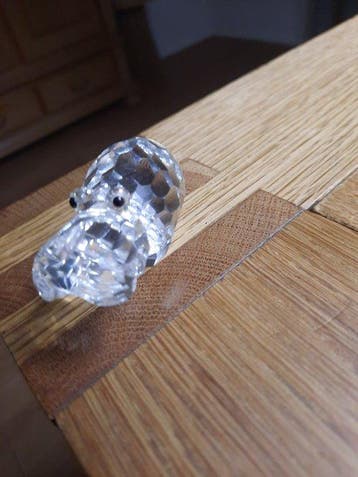 Swarovski - Beeldje - Hippo small - 151737 - Kristal