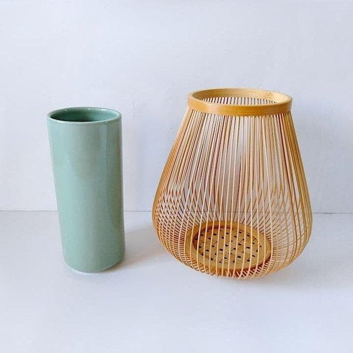 Vase - Vase-paniers à fleurs «  » — Tachikichi (),, Antiek en Kunst, Antiek | Overige Antiek