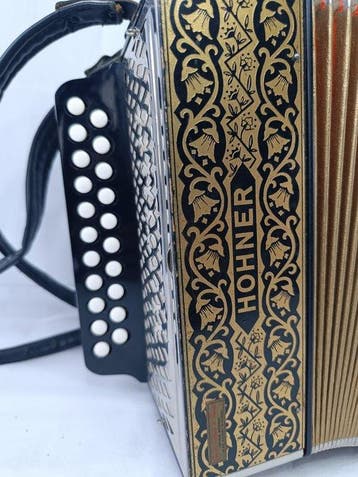 Hohner - Accordéon diatonique 2 rangs - - Accordéon -, Nieuw