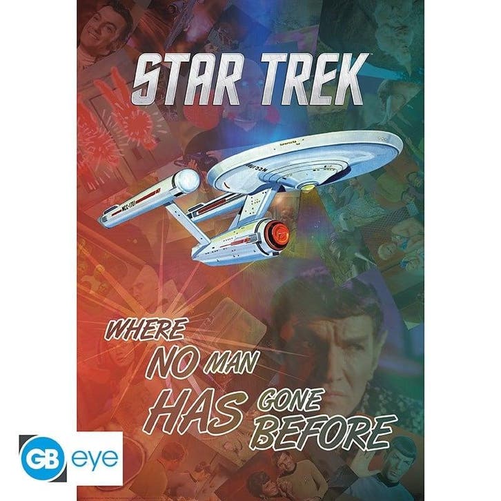 Star Trek Where No Man Has Gone Before Poster 98 x 68cm, Collections, Cinéma & Télévision, Enlèvement ou Envoi