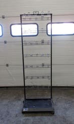 Rek, Display met reclamebordhouder B59 x D43 x H187cm, Nieuw in verpakking