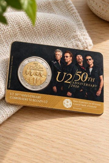 Ierland. 2 Euro 2026 U2 (1 coincard) (Zonder minimumprijs)