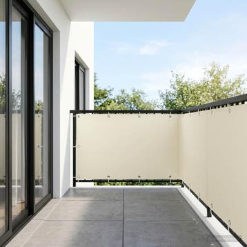 vidaXL Balkonscherm 1,5 x 25 m Stof met PU-coating, Verzenden