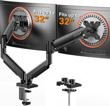 ErGear Dubbele Monitorarm | -40% Retour Deal | Pak je voo..., Verzenden, Zo goed als nieuw