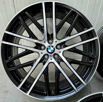 3x OEM BMW 650M 21 inch velg 8.5J ET25 Two-Tone 7 serie, Velg(en), Verzenden, Nieuw, 21 inch