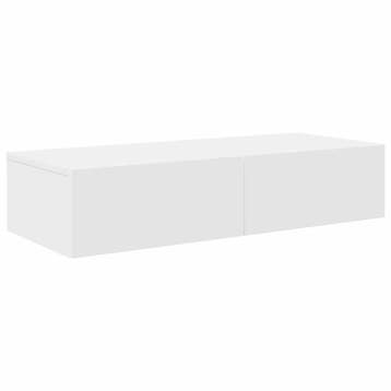 Wandplank met lades wit | Tweede kansje | OP = OP, Huis en Inrichting, Verzenden, Gebruikt