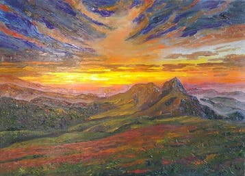 Stanislav Kunchev 1984 - “Sunrise over Taga” - No Reserve
