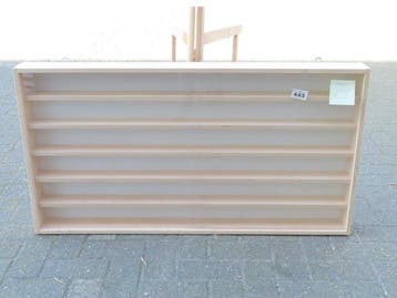 Heins - Vitrine - Vitrine 110x59x10cm, 5 étagères, portes en, Hobby en Vrije tijd, Modeltreinen | H0, Nieuw