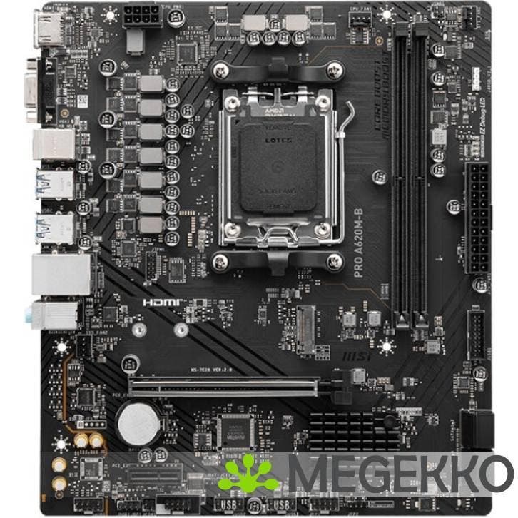 MSI PRO A620M-B, Informatique & Logiciels, Cartes mères, Envoi