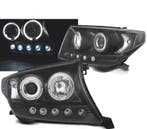 Phares Pour Toyota Land Cruiser Fj200 07-12 Angel Eyes Noir, Verzenden, Nieuw