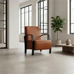 Set van 2 Leren fauteuils Glory - Rancho Cognac (cognac), Ophalen of Verzenden