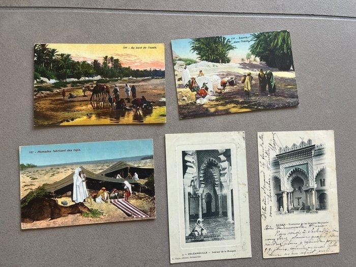 Tunesië, Algerije, Marokko, Egypte - Noord-Afrika, Etnologie, Verzamelen, Postkaarten | Buitenland