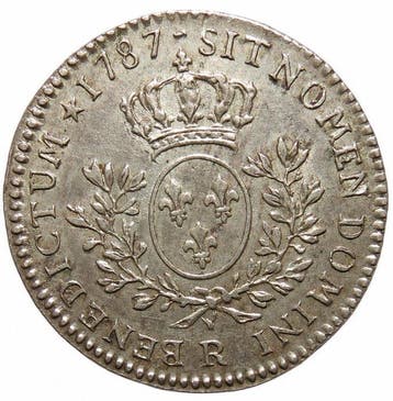 Frankrijk. Louis XVI (1774-1792). 1/5 Écu 1787-R, Orléans