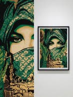 Amber ROW - Emerald Veil - ÉDITION UNIQUE 1/1 - (40x60 cm)