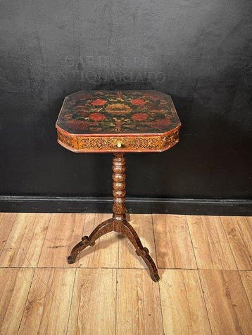Middentafel - Hout - Antieke Venetiaanse koffietafel