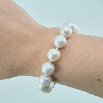 Zilver - Armband - Gekweekte Aziatische parels