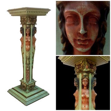 Ornement architectural - 1930 environ - Colonna - 104 cm, Antiquités & Art